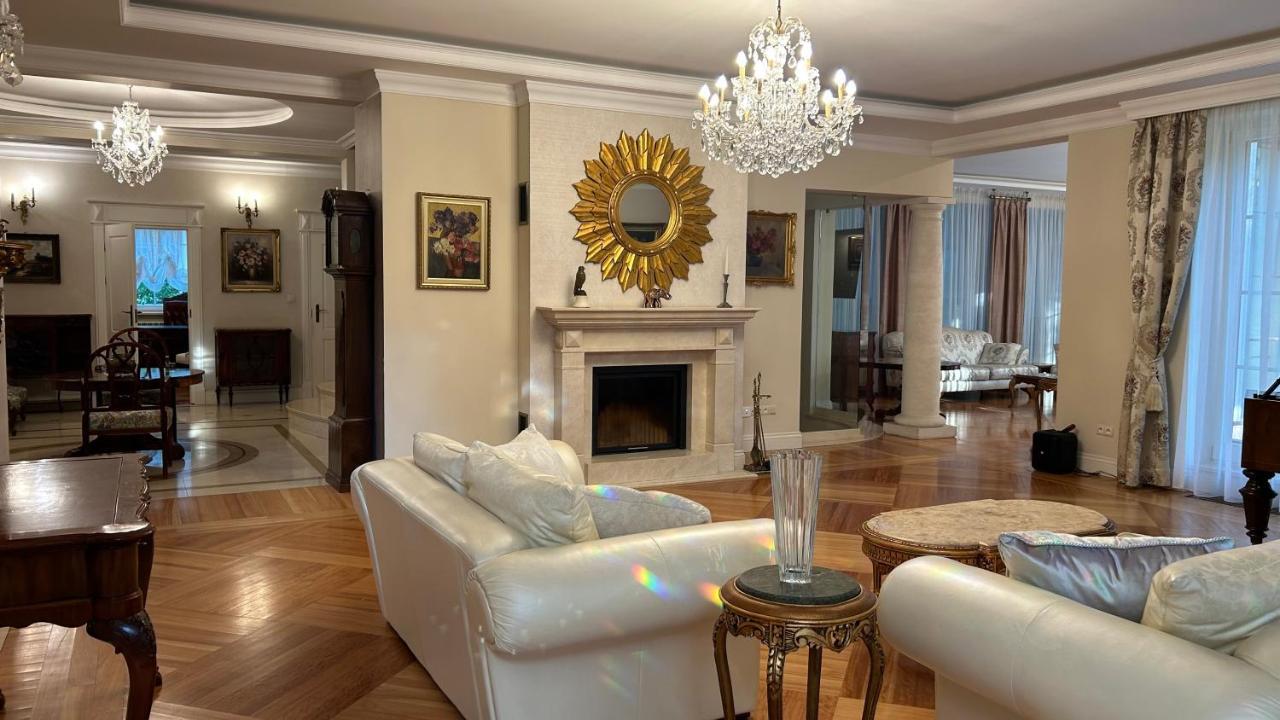 Luxury Villa Indoor Pool Warsaw Magdalenka Kültér fotó